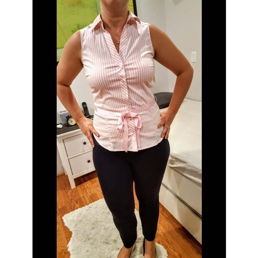 💕ZARA💕 Sleeveless Blouse with Satin Bow